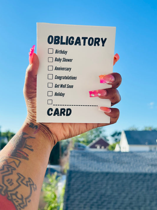 Obligatory Card