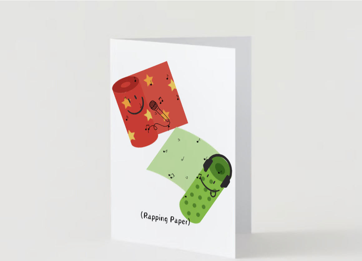 Rapping Paper Greeting Card