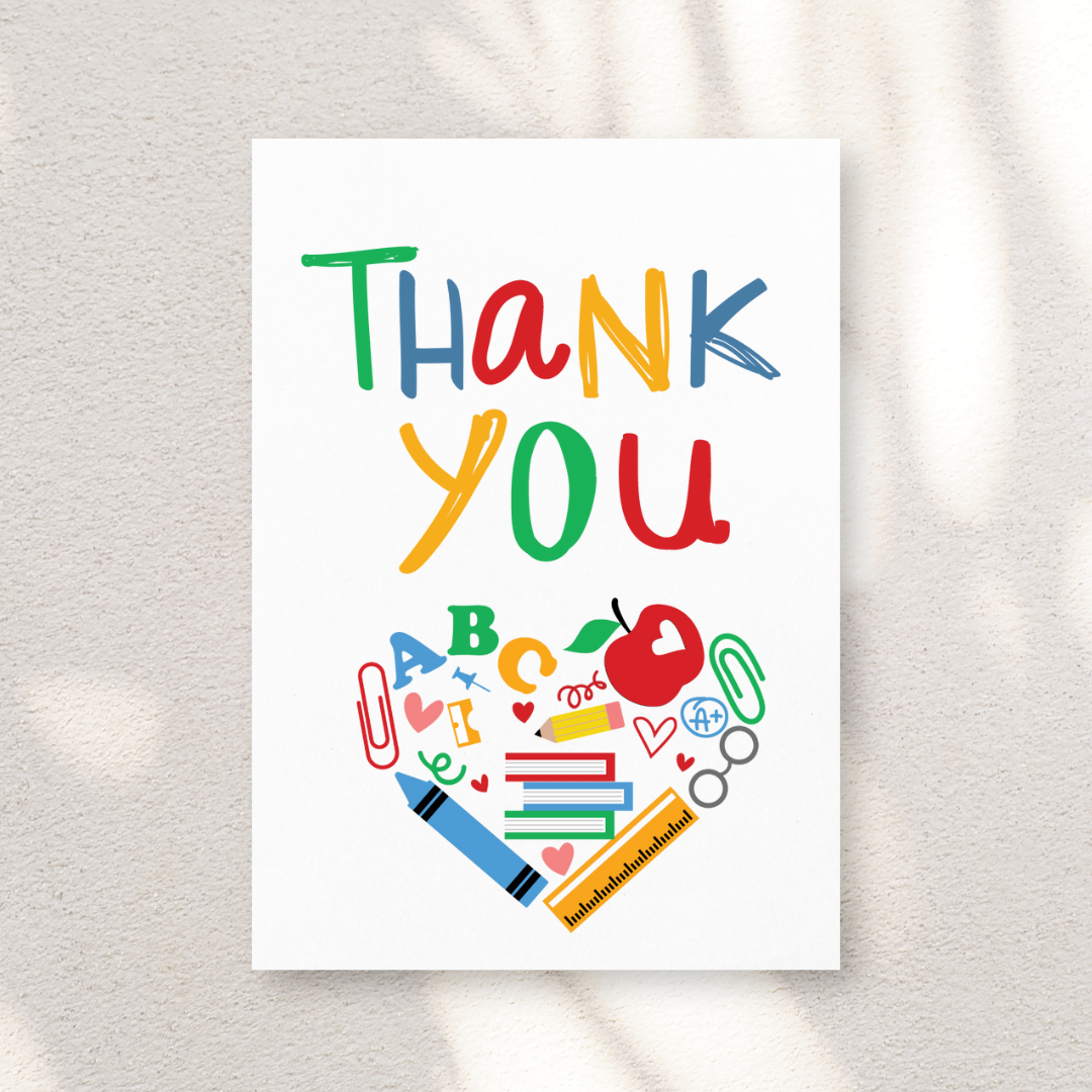 Thank You Card for Teacher