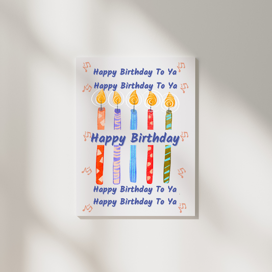 Happy Birthday Greeting Card