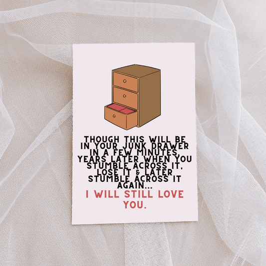 Junk Drawer Love Valentine's Card